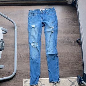 Ripped jeans hollister